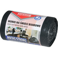 Worki na mieci biurowe OFFICE PRODUCTS, mocne (LDPE), 35l, 50szt., czarne