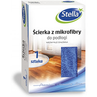 �cierka z mikrofibry STELLA, do pod�ogi, dwustronna, 1 szt., niebieski