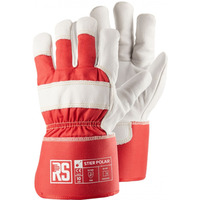 R�kawice ocieplane RS Stier Polar, typu doker, rozm. 11, czerwono-bia�e