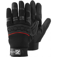 R�kawice typu mechanik RS Slip Stop, rozm. 10, czarne
