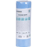 �cierka DONAU HOME, z wiskoz� 70%, rolka, max, 23x39cm, 25 listk&oacute;w, niebieska