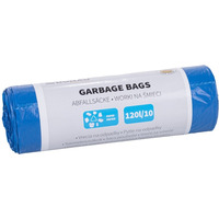 Worki na �mieci DONAU HOME, do segregacji, papier (LDPE), 120l, 10 szt., niebieskie