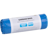 Worki na �mieci DONAU HOME, wi�zane (LDHD), 60l, 16 szt., niebieskie