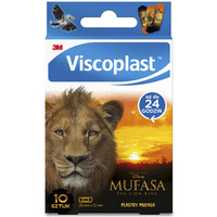 Plastry dzieci�ce VISCOPLAST-3M, Mufasa Kr&oacute;l Lew, 72x25 mm, 10 szt., pude�ko