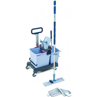 Zestaw VILEDA Professional UltraSpeed Pro Ready to Go, w&oacute;zek dwuwiaderkowy, kij teleskopowy, wk�ad r-MicroLite Max mop