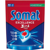 Kapsułki do zmywarki SOMAT Excellence 3w1, 44 szt., lemon
