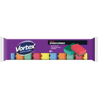 G�bka kuchenna VORTEX, 3D Wave, 10 szt., mix kolor&oacute;w