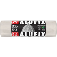 Worki na śmieci ALUFIX Professional, LDPE, 90x110cm, 24 μm, 160l, 10 szt., transparentne