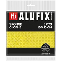 �ciereczki g�bkowe ALUFIX Professional, 18x18cm, 5 szt., �&oacute;�te