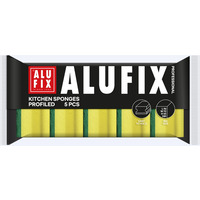 Gąbki kuchenne ALUFIX Professional, profilowane, 96x70x45mm, 5 szt., żółte