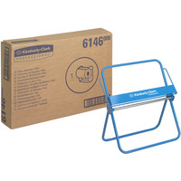 Dozownik �cienny do czy�ciw w rolkach KIMBERLY-CLARK PROFESSIONAL, 6146, na du�� rolk�, stalowy
