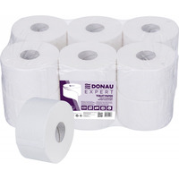 Papier toaletowy celulozowy DONAU EXPERT Jumbo, 2-warstwowy, 500 listk&oacute;w, 12szt., bia�y