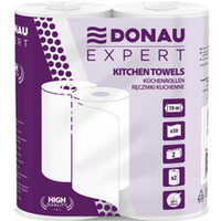 R�cznik kuchenny celulozowy DONAU EXPERT, 2-warstwowy, 50 listk&oacute;w, 2szt., bia�y