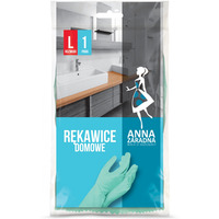 R�kawice domowe ANNA ZARADNA, rozmiar L, pastelowa ziele�